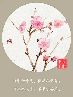 无意苦争春，一任群芳妒。 ​​​​