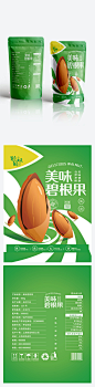 美味碧根果零食包装设计-众图网