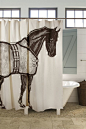 72" THOROUGHBRED SHOWER CURTAIN - Java, at shop thomaspaul: 