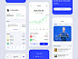 Crypto Investment App illustration design coin btc eth nft tech fintech finance interface trade bank wallet investment ethereum bitcoin crypto app mobile ui