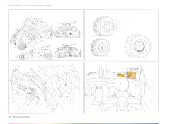 奔跑的坦克采集到游戏原画（设定、设计、拆分）