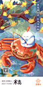 商业海报 寒露海报 插画海报 节日海报
