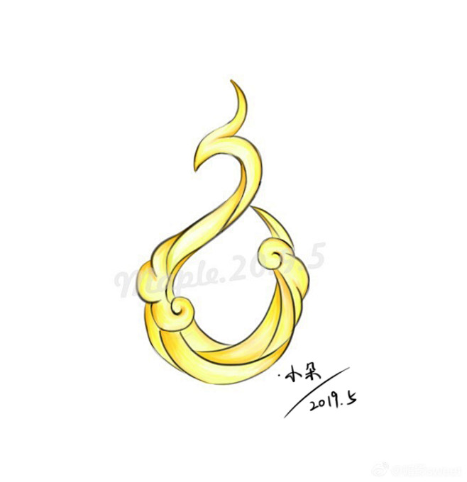 元素：祥云、凤凰
作为吊坠