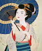日本现代插画师 佃喜翔 Kisho Tsukuda