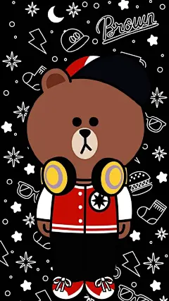 卡通Line Friends 手机壁纸 ​​​​ ——赞我颜值会变高 : ”儿女情长什么的，真的很影响我行走江湖，还是爱自己最酷了。“ 