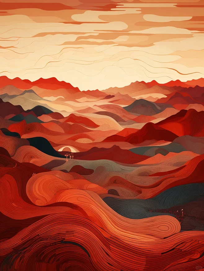 Midjourney ｜江山如此多娇 -...