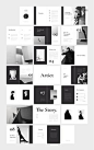 ARTICT BW Photography Portfolio ~ Magazine Templates ~ Creative Market #magazine #layout #portfolio #brochure #template #ppt #presentation #templates #AD