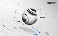 无人机科技工业科技产品设计模型作品海报 (1)