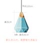 北欧吊灯实木后现代简约餐厅吊灯单头创意个性铁艺镂空工业风灯具-淘宝网