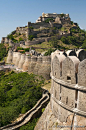 Kumbhalgarh Fort in Gawar, Rajasthan state_ India: 