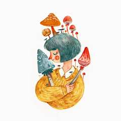 猫粒2010采集到插画师Mona K