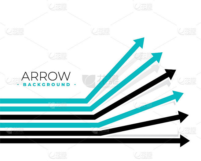 forward moving arrows background design