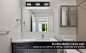 3 lights modern led vanity light