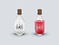 Permalink to Glass Bottle with Cork Mockup