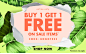 BUY 1 GET 1 FREE ON SALE ITEMS*