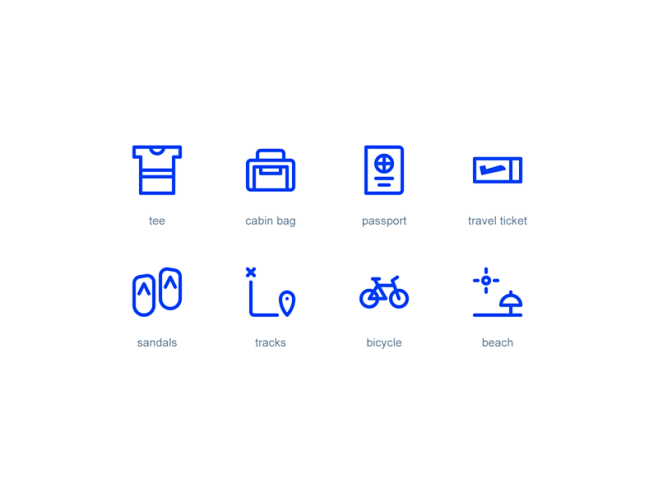 Travel Set Icon From...