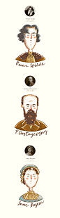 booklover Author bookmark Office Decor Tolkien calendar portrait write