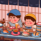 오물오물오물.. 흐름이 끊기면 안 돼 알지?
(까만 접시는 손 대지 마~)
-
The flow should not be cut off when eating sushi.
.
.
#회전초밥 #오물오물 #먹깨비 #냠냠 #sushilovers #cuteness #lovely #kawaii #illust #webcomics #loopanimation #2danimation #carrygrow #carrygrowcomics