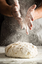 Flaky buttermilk biscuits with fresh thyme and glazed with garlic butter