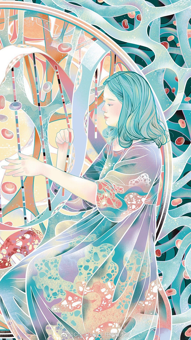来自《中国日报》插画师们微博图片整理