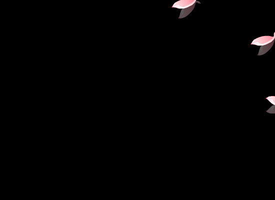 三片花瓣随波逐流.gif
