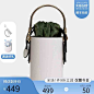 商场同款FF仿佛2020白色手提皮包筒状背提包女#一经售出概不退换#-tmall.com天猫