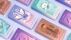 Chinese style Contact Lens Four Beauties Packaging 中国风   国潮 美人 美瞳 西施 隐形眼镜
