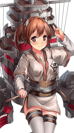 提线网采集到战舰少女R 游戏人物角色 半身像 立绘