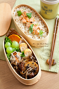 便当-花瓣网|陪你做生活的设计师 | 餐 西餐 蔬菜 肉类 苹果 草莓