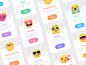 Notification Pop Up UI pop up ui pop up card emoji icon design app ux ui