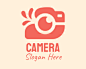 Pink Feminine Camera logo design