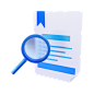 Search Document 3D Icon - Free Download Files & Folders 3D Icons | IconScout