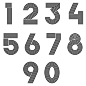 符号 数字1 数字 数字4 数字3 字体 数字6 数字5 数学符号 细的