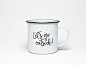 Enamel Mug Mockup