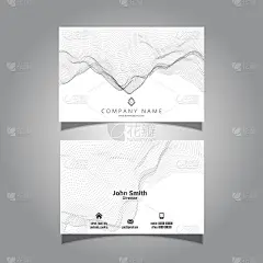 名片采用流动颗粒设计
