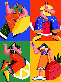 果汁饮料包装插画设计_1_罗才怪。_来自小红书网页版
