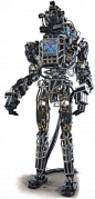 DARPA’s Atlas robot. You got a problem with that? Talk to the (four) hands. (Credit: DARPA): 