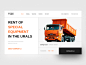 CRANE URALS - Website UI/UX web ux ui design website landing flumberg flu construction building cargo