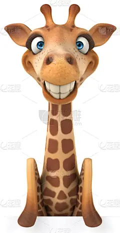 长颈鹿,自然,垂直画幅,褐色,颈,可爱的,萨凡纳港市,南美大草原,绘画插图,斑点