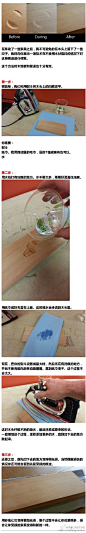 如何修复木头上的痕迹