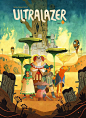 Ultralazer Tome 2 : Ultralazer is an adventure comic book for children. This is a 3 brains and 4 hands project. The story is by Pauline Giraud and Maxence Henry with my help. Storyboard by Maxence, Backgrounds in gouache by me and then the characters are 