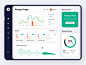Olha Vdovenko的能源使用应用程序，用于Dribbble上的GogoApps