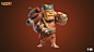 Clash of Clans - Primal Barbarian King, Ocellus - Art & Production Services : Supercell Art Team : Art direction and concept
Ocellus Art Services : Sculpt, lookdev, posing, lighting and lowpoly model
----------------------------- 
Character lead: Chri