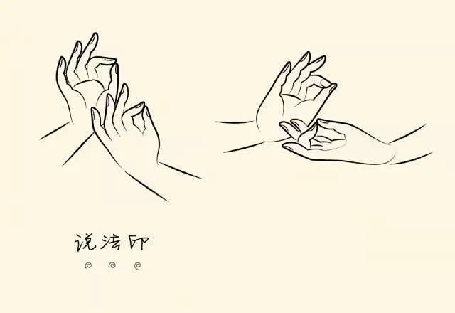 四水归堂 br/>说法印,是佛陀说法时的.