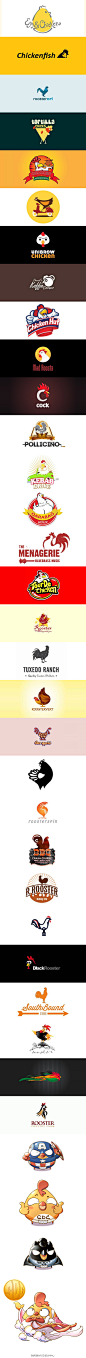 创意动物logo设计欣赏之“鸡”篇.jpg (500×7897)