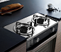MOAT Gas range : MOAT Gas range 'Gas stove with inclined plane for easy cleaning by collecting detergent'