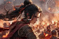 饮将鲜血代胭脂·女将军头像壁纸八张