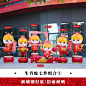春节元旦新年卡通蛇雕塑玻璃钢2025蛇年吉祥物商场售楼部美陈摆件-淘宝网