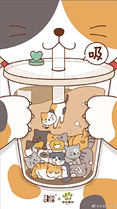 #一直吸猫一直爽#

听我的‼️
光有猫爪奶盖和限定纸袋还不够
阿台还要承包你们的手机壁纸喔 ​​​ ​​​​