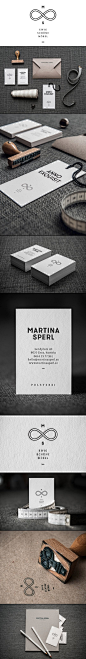 Martina Sperl Branding by moodley brand identity via Behance.